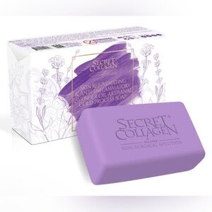 Secret Collagen Skin Rejuvenating Lavender Oil Artisanal Cold Process Soap